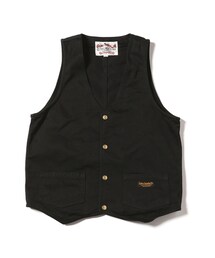 CALEE | Washed westpoint work vest(ベスト)