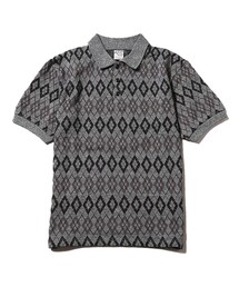 CALEE | Jacquard polo shirt(ポロシャツ)