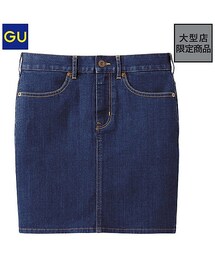 GU | デニムミニスカート(デニムスカート)