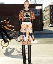 GIVENCHY | Givenchy birds of paradise mix red flowers (Tシャツ/カットソー)