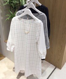 Doux archives | ウィンドペン袖切替ワンピース(ワンピース)