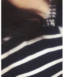 Te chichi | ビジュー付ボーダーカーディガン(カーディガン/ボレロ)