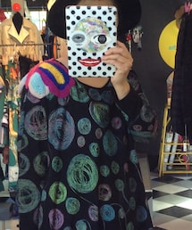 Juana de Arco | Aライントップス
ニットで蝶々のパッチ(Tシャツ/カットソー)