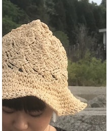 NOTRE | 雑貨屋さんで買った　100%紙製の帽子！(ハット)