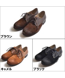 Bonds & Peace | BONDS&PEACE スウェードコンビプレーントゥシューズ(その他シューズ)