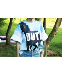 ROCKET x LUNCH | 네오프렌 티셔츠(Tシャツ/カットソー)