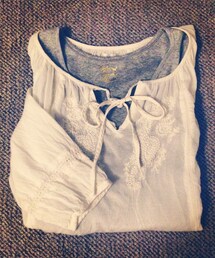 used | レース刺繍ブラウス(シャツ/ブラウス)