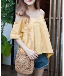 Lulus | 前交叉露肩上衣(その他トップス)