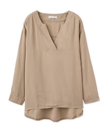 AIR SPACE | 知性V領剪裁長袖上衣(その他トップス)