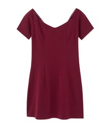 AIR SPACE | 露肩V領合身洋裝(チュニック)