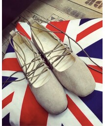 淘寶 | 綁帶方頭平底鞋(バレエシューズ)