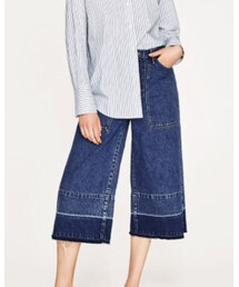 ZARA | THE WIDE LEG CULOTTE(デニムパンツ)