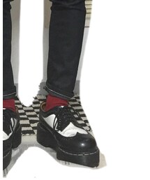 Dr. Martens | made in England 厚底タイプのモデルです。White社のじゃないけどつま先が丸くて気に入ってる。(ブーツ)
