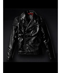 Taki Leather Biker Jacket(ライダースジャケット)