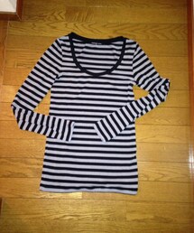 UNDER BAR moussy | ボーダーカットソー(Tシャツ/カットソー)