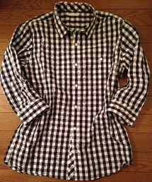 GU | ギンガム×ドットシャツ(シャツ/ブラウス)