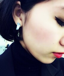 ガラスピアス(ピアス（片耳用）)