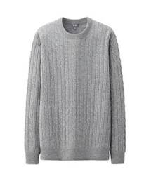 UNIQLO | コットンカシミヤケーブルニット(ニット/セーター)