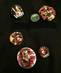 VAMPS | VAMPSの缶バッジ。
かっこいいぜ！(その他)