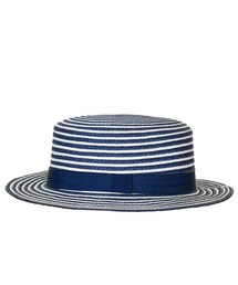 TOPSHOP | STRAW STRIPE BOATER HAT(ハット)