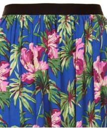 TOPSHOP | Hibiscus Spliced Midi Skirt(スカート)