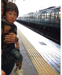 サンダーバード | 京都駅にてサンダーバードを待つ（´-`）(その他)