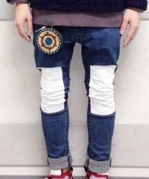 Jieda | JIEDA Sarouel knee patch Skinney denim(デニムパンツ)