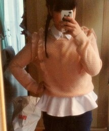 GU | フリルニット(ニット/セーター)