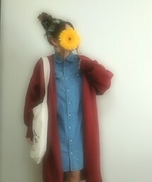 no brand | シャツワンピース