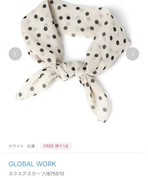 GLOBAL WORK | シフォンチビスカーフ/847973(ストール/ショール)