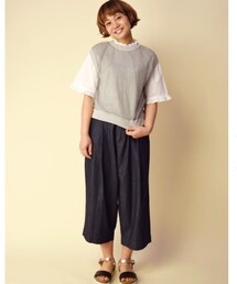 w closet | チュール重ねベスト(ベスト)