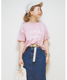 haco! | PBP オーガニックコットン ロゴTシャツ<NAMASTE! INDIA>(Tシャツ/カットソー)