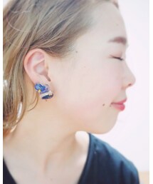 himawari::made by yukko | アクセサリー作家さん → Instagram → @himawari_igram(ピアス（両耳用）)