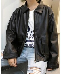 韓国web shop | ライダースジャケット