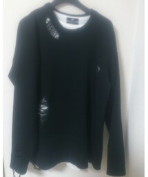 no brand | ダメージニット(ニット/セーター)