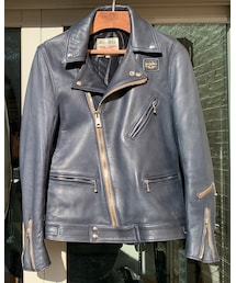Lewis Leathers | lewisleather × realmccoys deerskin(ライダースジャケット)
