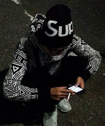 PLASTIC TOKYO | PLASTIC TOKYO 幾何学模様パーカー(パーカー)