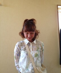 used花柄シャツ(シャツ/ブラウス)