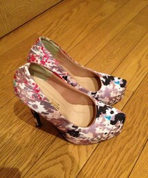 花柄パンプス(パンプス)