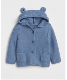 GAP | くま耳フードガーター編みセーター(その他アウター)