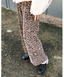 LAURIELISH | leopard PT(パンツ)