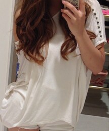 MOUSSY | スタッズ付tee(Tシャツ/カットソー)