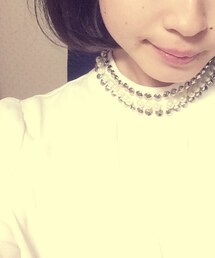 EMODA | ハイネックビジューブラウス(シャツ/ブラウス)