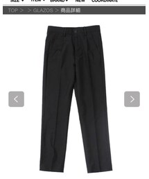 GLAZOS | スーツパンツ