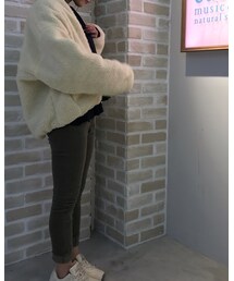 earth music&ecology | 横から見るとこんな感じ(ジャケット/アウター)