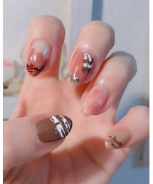 💅🏻🍓🍫 | マニキュア/ジェルネイル