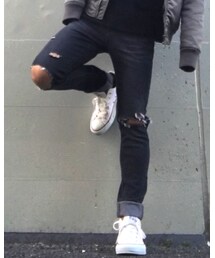 Roshell😎1990円をオリジナルビリビリ✂︎ | デニムパンツ