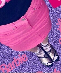 GU | ショッキングピンクのタイトスカート💘(スカート)