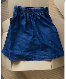 GU | Aラインにハマっています。ここ7年くらい。(デニムスカート)