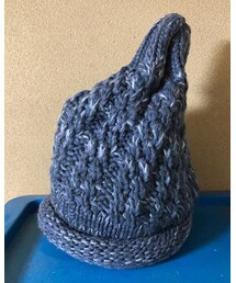 plus nao | トンガリがかわいいですね。(ニットキャップ/ビーニー)